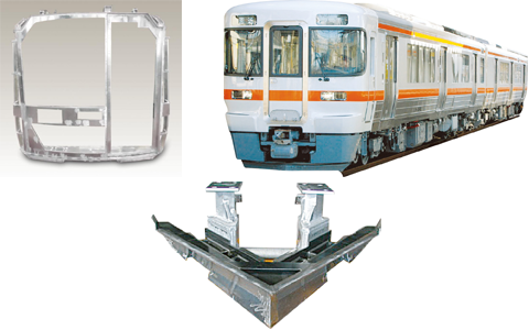 Railcar structural components２